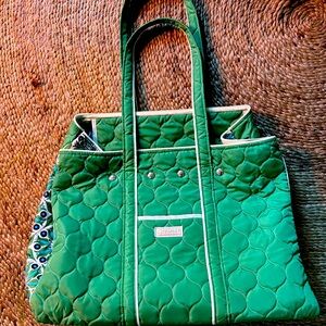 CINDA B QUILTED SUPER TOTE